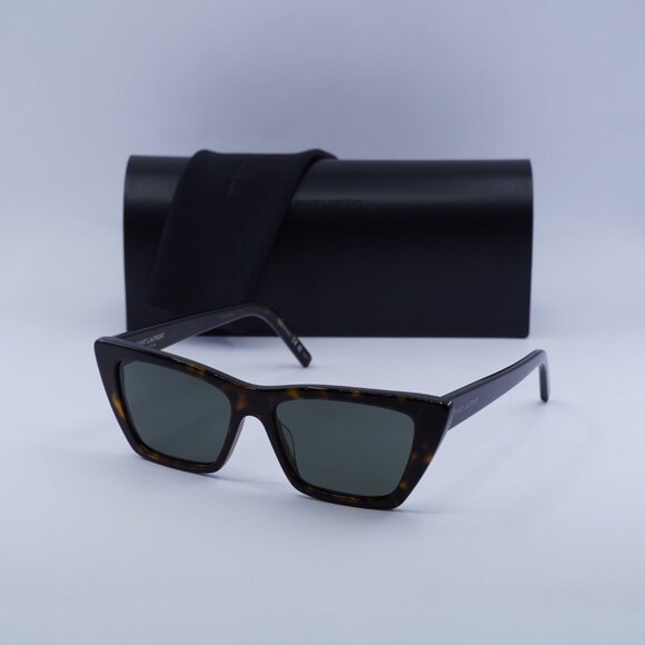 ?️New Saint Laurent SL276 MICA 002 Sunglasses - Dark Havana Frame, Grey Lenses main image 5